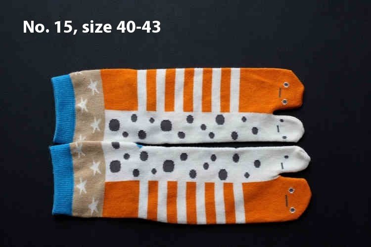 Men's And Women's Cotton Two - finger Socks - E. M. E. LLC0