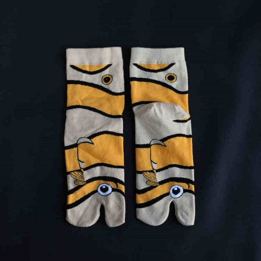Men's And Women's Cotton Two - finger Socks - E. M. E. LLC0