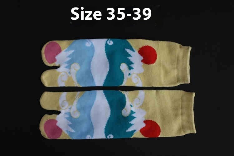 Men's And Women's Cotton Two - finger Socks - E. M. E. LLC0