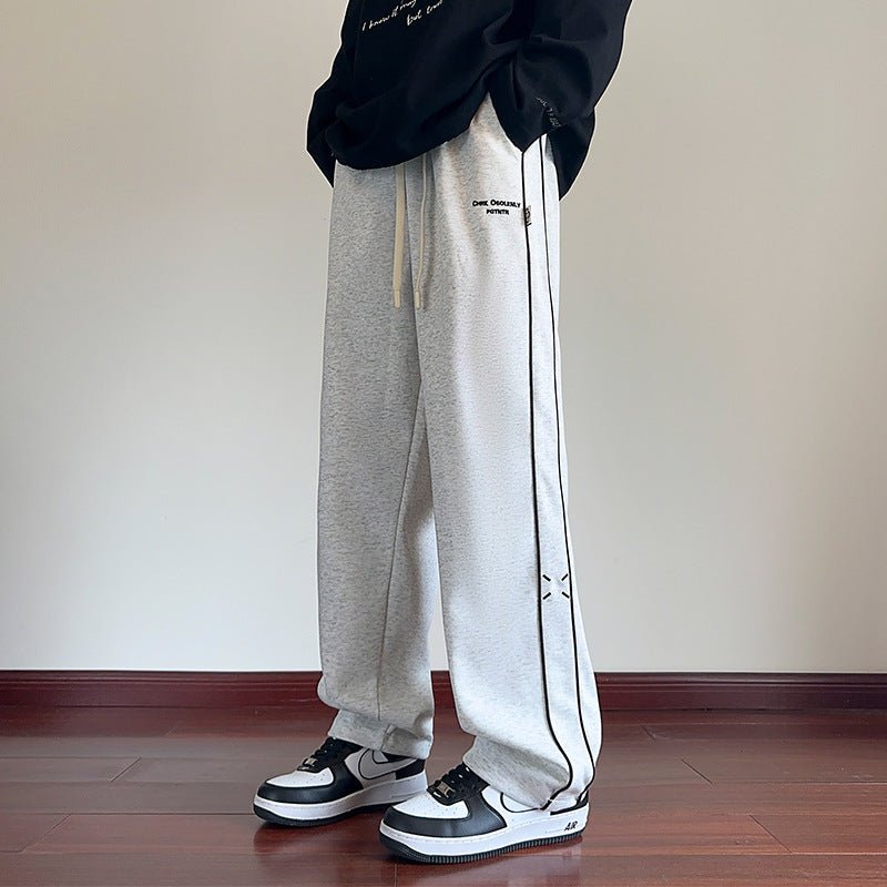 Men's Autumn And Winter Loose Straight Casual Pants - E. M. E. LLC0