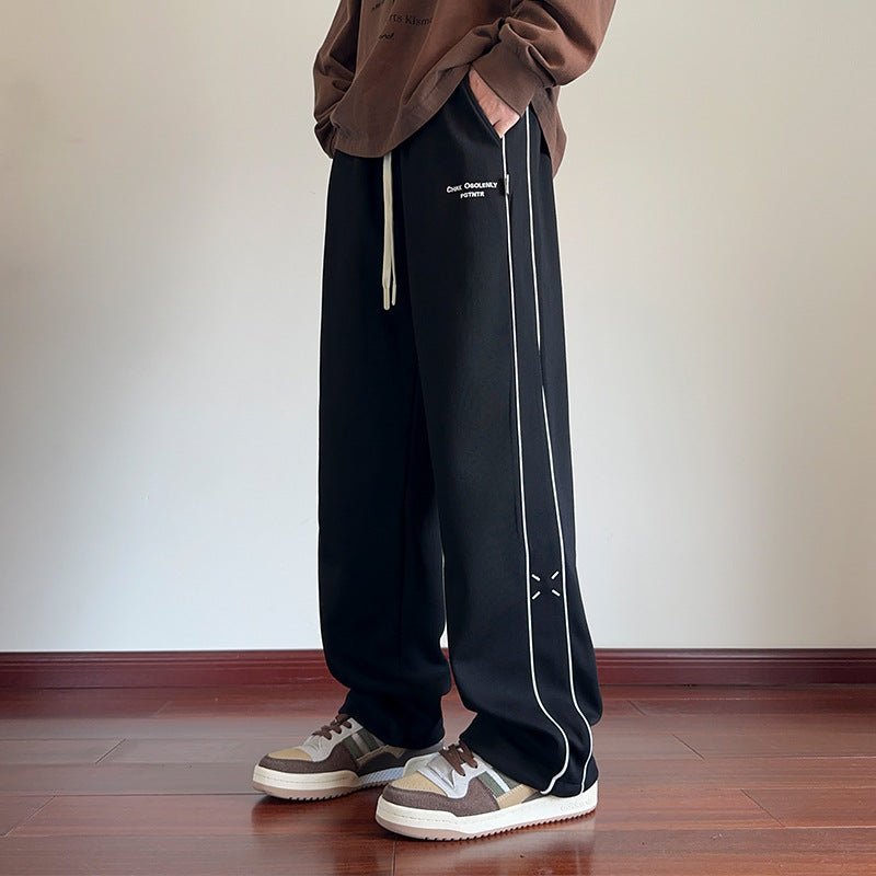 Men's Autumn And Winter Loose Straight Casual Pants - E. M. E. LLC0