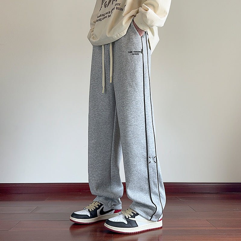 Men's Autumn And Winter Loose Straight Casual Pants - E. M. E. LLC0