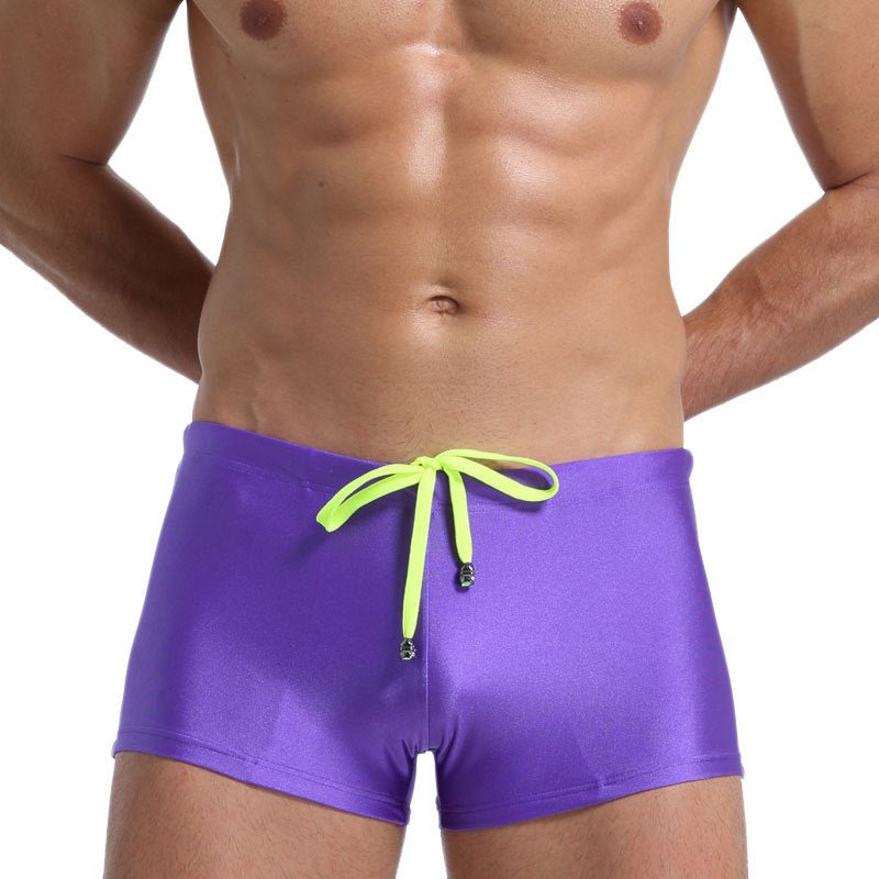 Men's Boxer Swimming Trunks Fashion Lace - up Design - E. M. E. LLC0
