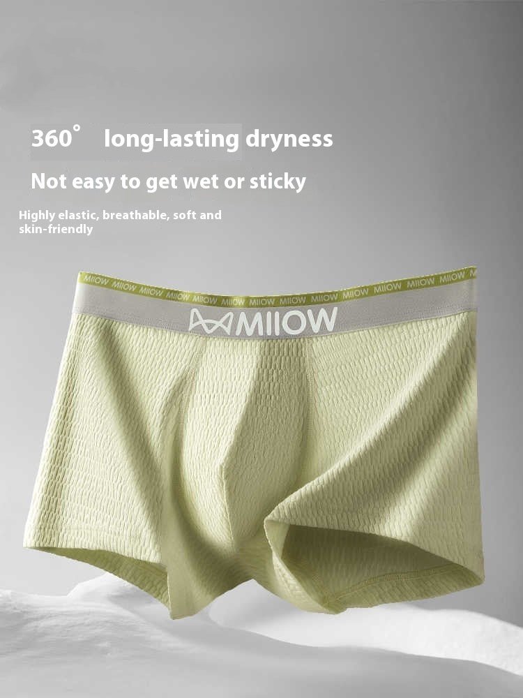 Men's Bubble Cotton Underwear Pure Cotton Antibacterial Breathable Boxers - E. M. E. LLC0