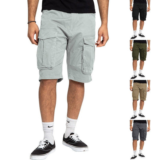 Men's Casual Loose Outdoor Work Clothes Shorts - E. M. E. LLC0