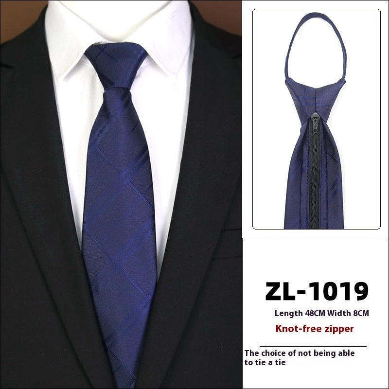 Men's Formal Wear Business Zipper Tie - free - E. M. E. LLC0