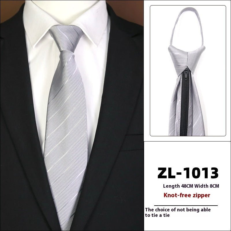 Men's Formal Wear Business Zipper Tie - free - E. M. E. LLC0