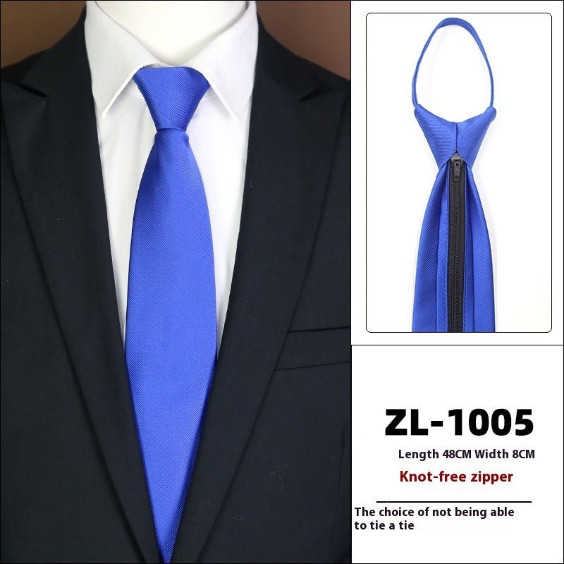 Men's Formal Wear Business Zipper Tie - free - E. M. E. LLC0