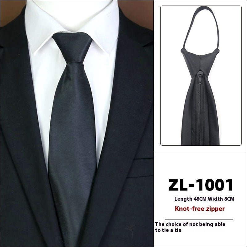 Men's Formal Wear Business Zipper Tie - free - E. M. E. LLC0
