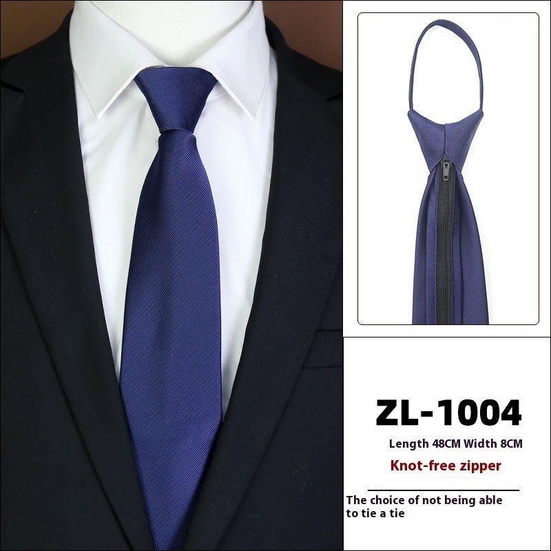 Men's Formal Wear Business Zipper Tie - free - E. M. E. LLC0