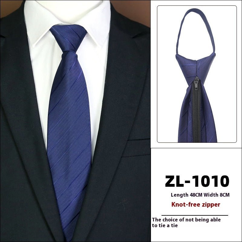 Men's Formal Wear Business Zipper Tie - free - E. M. E. LLC0
