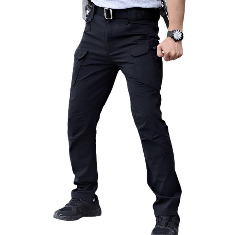 Men's Loose Quick - drying Stretch Camouflage Cargo Pants - E. M. E. LLC0