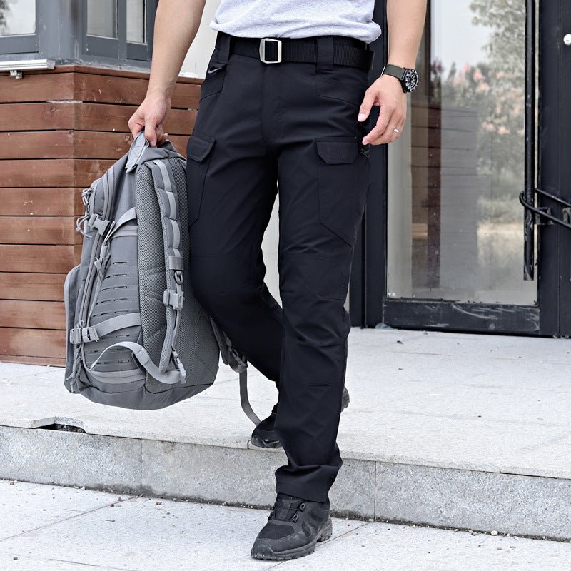 Men's Loose Quick - drying Stretch Camouflage Cargo Pants - E. M. E. LLC0