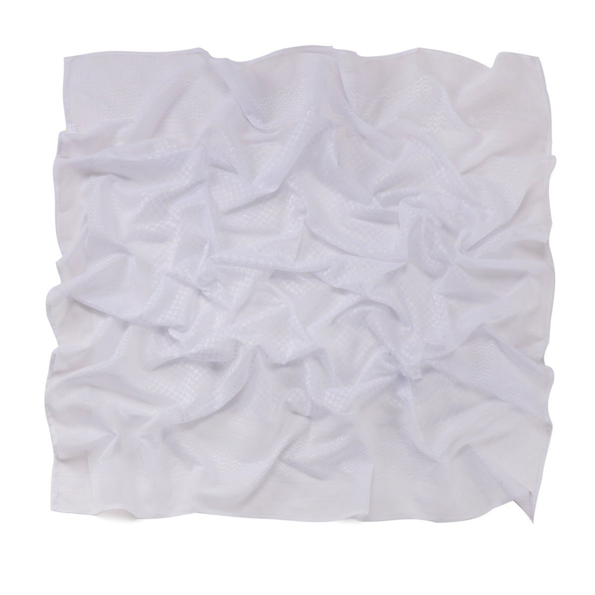 Men's Scarf Jacquard Wave Pattern Large Size Square Scarf - E. M. E. LLC0