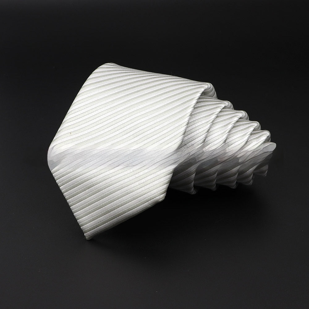 Men's Striped British Gentleman Polyester Fiber Tie - E. M. E. LLC0