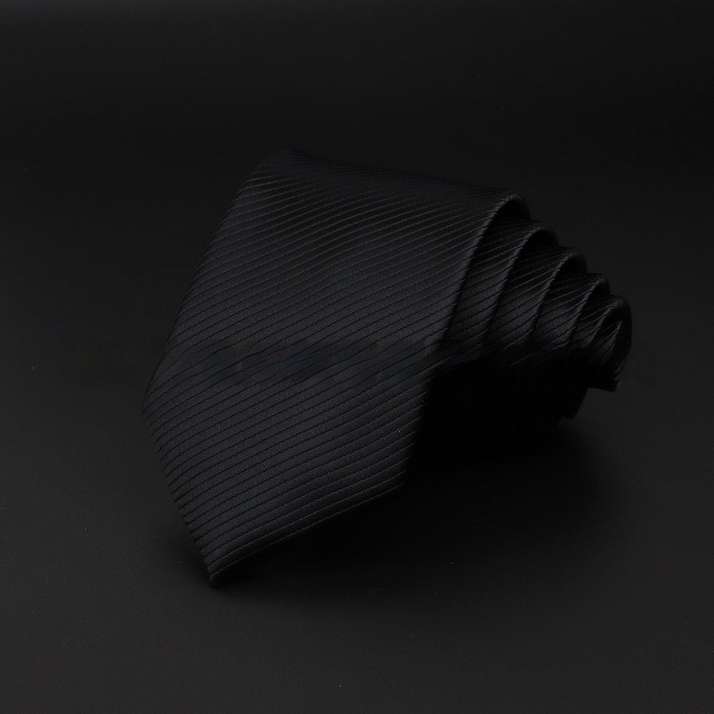 Men's Striped British Gentleman Polyester Fiber Tie - E. M. E. LLC0