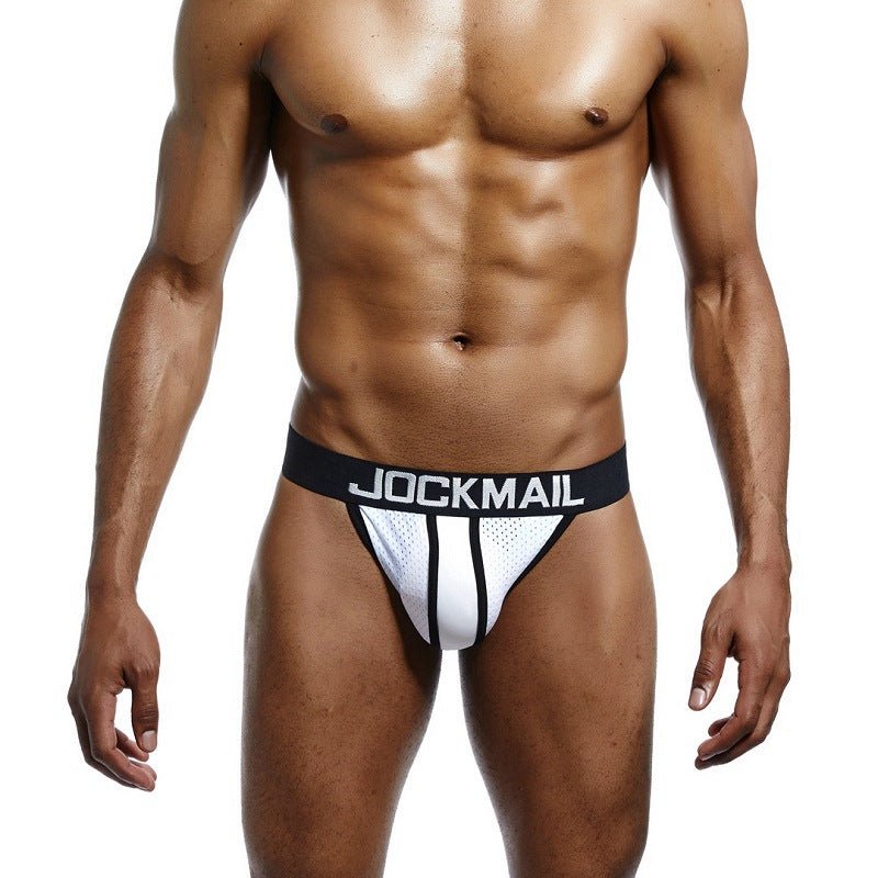 Men's Super Sexy Double T - back Mesh Breathable - E. M. E. LLC0
