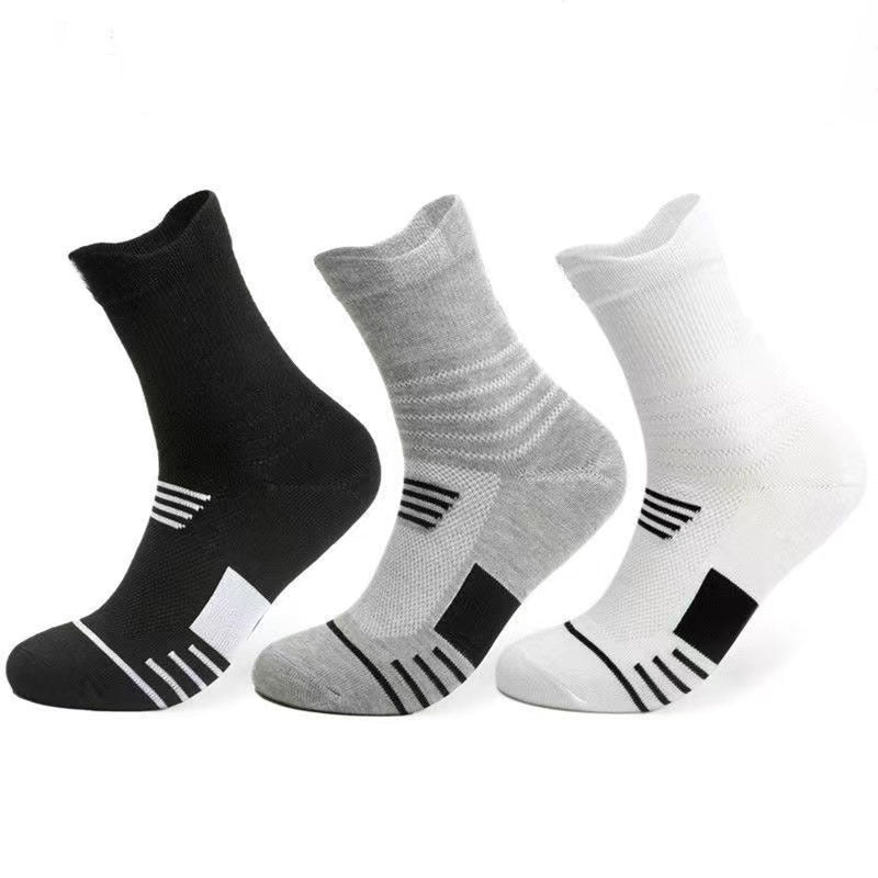 Men's Thick Towel Bottom Sports Socks - E. M. E. LLC0