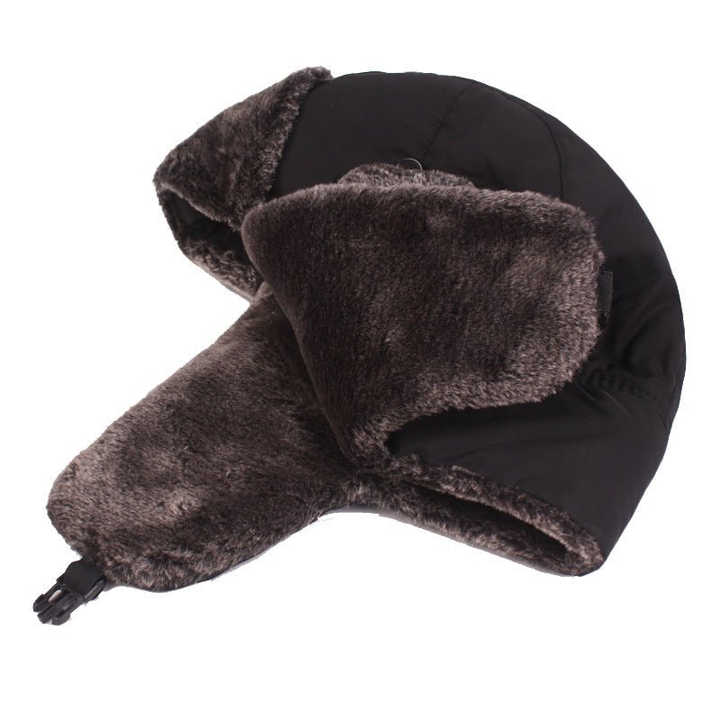 Men's Thickened Plus Velvet Ear Protection Hat - E. M. E. LLC0