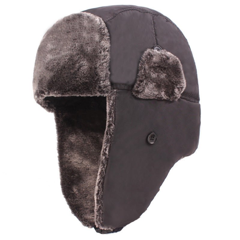 Men's Thickened Plus Velvet Ear Protection Hat - E. M. E. LLC0