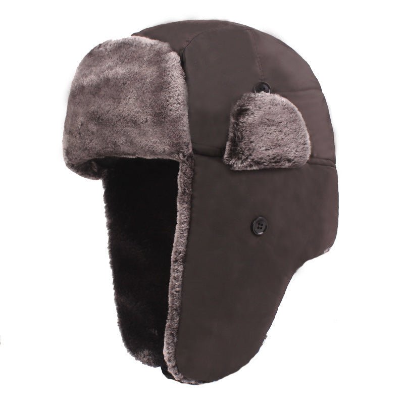 Men's Thickened Plus Velvet Ear Protection Hat - E. M. E. LLC0