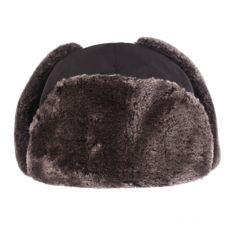 Men's Thickened Plus Velvet Ear Protection Hat - E. M. E. LLC0
