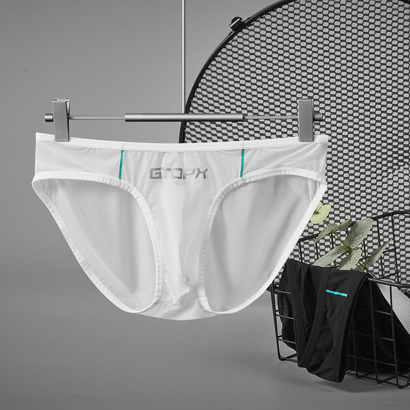 Men's Translucent Thin Ice Silk Underwear - E. M. E. LLC0