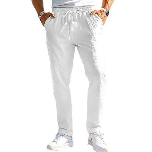 Men's Trousers Summer Elastic Waist Straight - E. M. E. LLC0