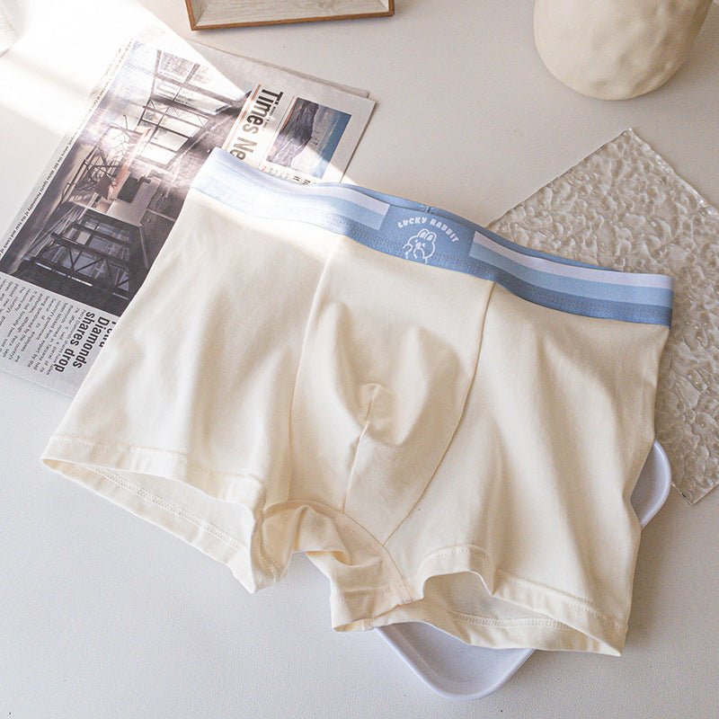 Men's Underwear Mid - waist Cartoon Rabbit Modal Cotton - E. M. E. LLC0