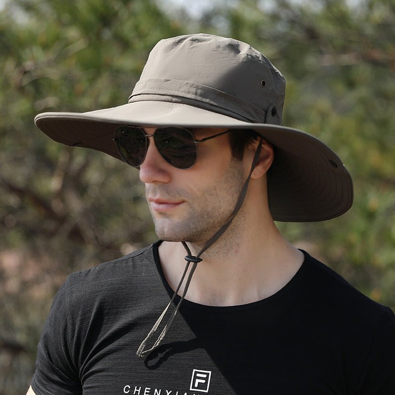 Men's Waterproof Quick Drying Fisherman Hat Hiking - E. M. E. LLC0