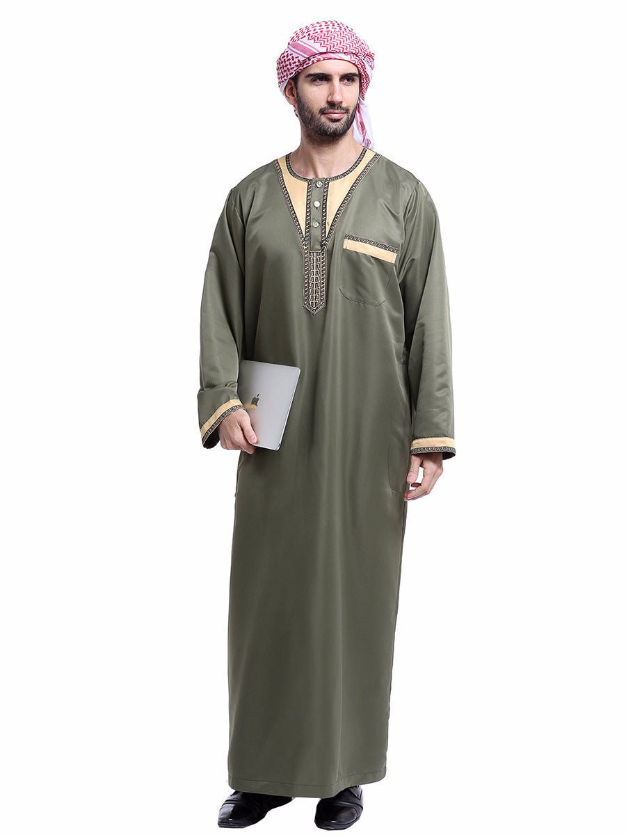 Muslim Arab Middle Eastern Men's Robe - E. M. E. LLC0