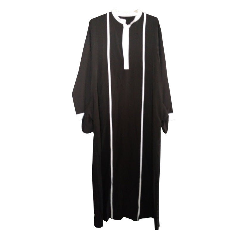 Muslim Costume Halloween Long Sleeve C Suit Kaftan Islamic Jubba Costume Robe - E. M. E. LLC0