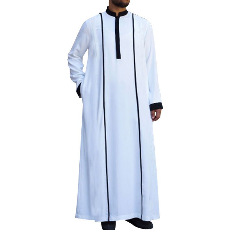 Muslim Costume Halloween Long Sleeve C Suit Kaftan Islamic Jubba Costume Robe - E. M. E. LLC0