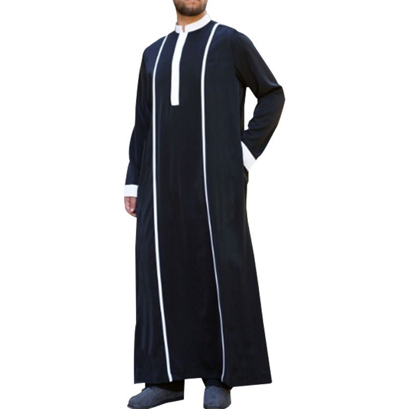 Muslim Costume Halloween Long Sleeve C Suit Kaftan Islamic Jubba Costume Robe - E. M. E. LLC0