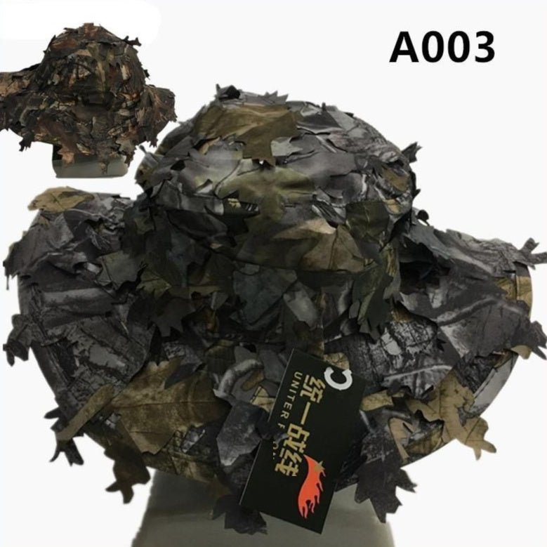 New Chinese Bionic Outdoor Military Fan Dome Camouflage Hat - E. M. E. LLC0