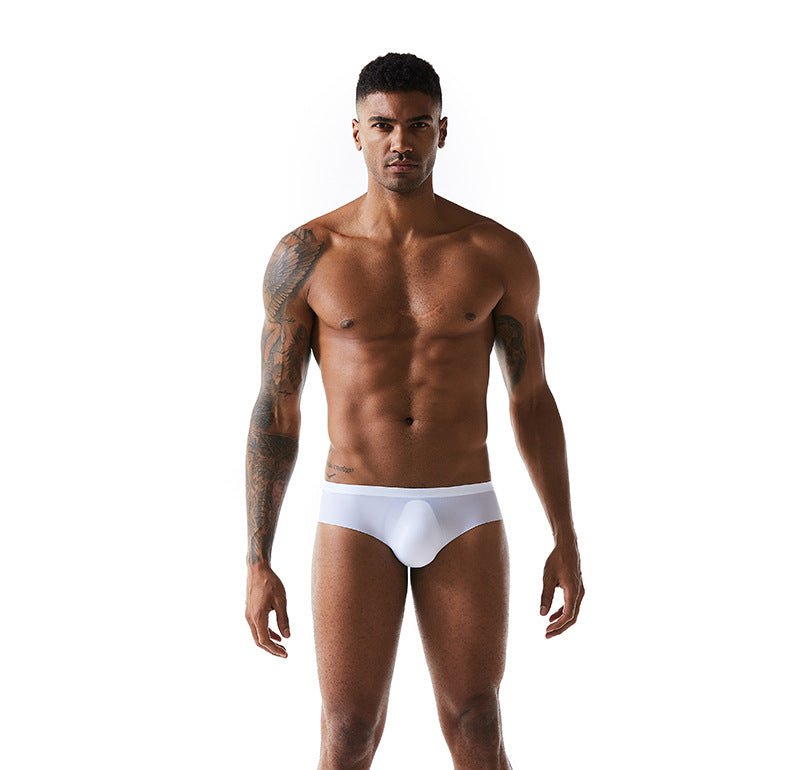 One - piece Seamless Low Waist Quick - drying Breathable Men's Underwear - E. M. E. LLC0