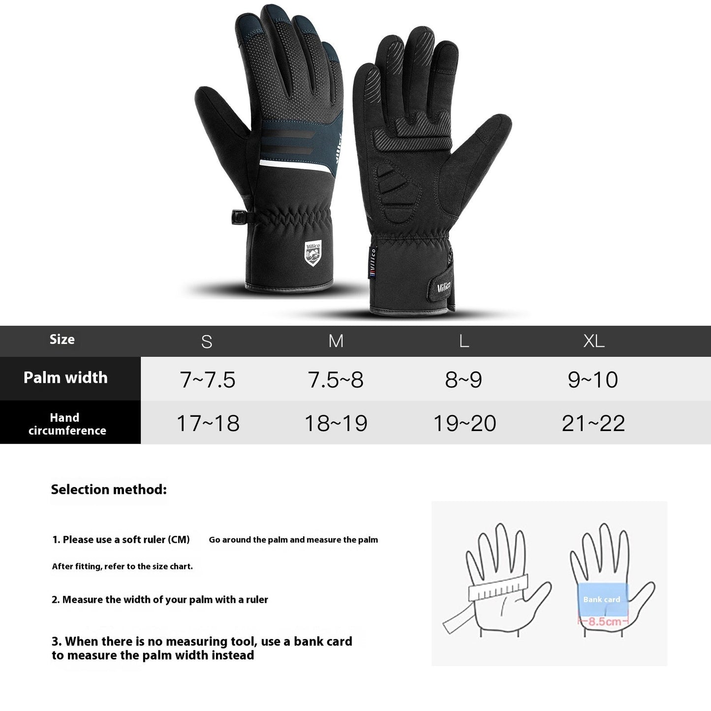 Outdoor Non - slip Cold Velvet Wear - resistant Gloves - E. M. E. LLC0