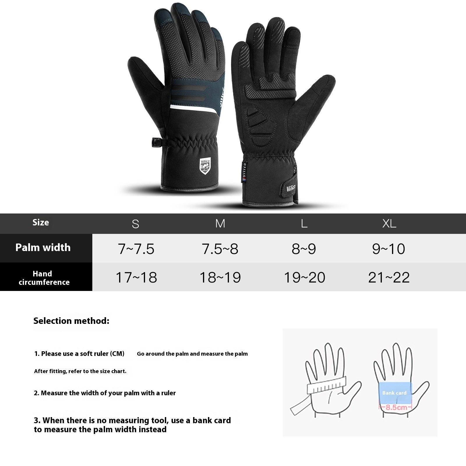 Outdoor Non - slip Cold Velvet Wear - resistant Gloves - E. M. E. LLC0