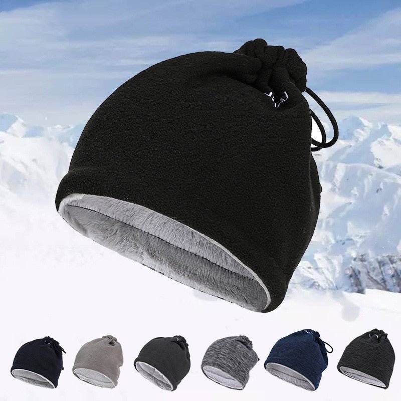 Outdoor Plush Bib Cold Proof And Warm Wool Hat Wind Proof And Fashionable - E. M. E. LLC0