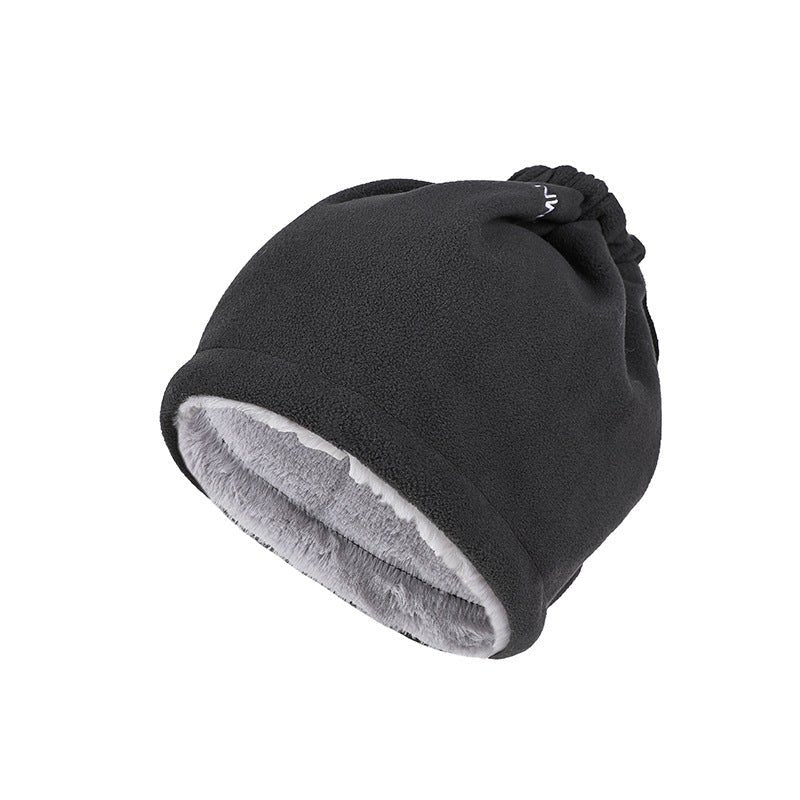 Outdoor Plush Bib Cold Proof And Warm Wool Hat Wind Proof And Fashionable - E. M. E. LLC0