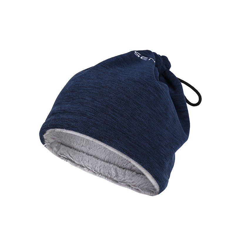 Outdoor Plush Bib Cold Proof And Warm Wool Hat Wind Proof And Fashionable - E. M. E. LLC0