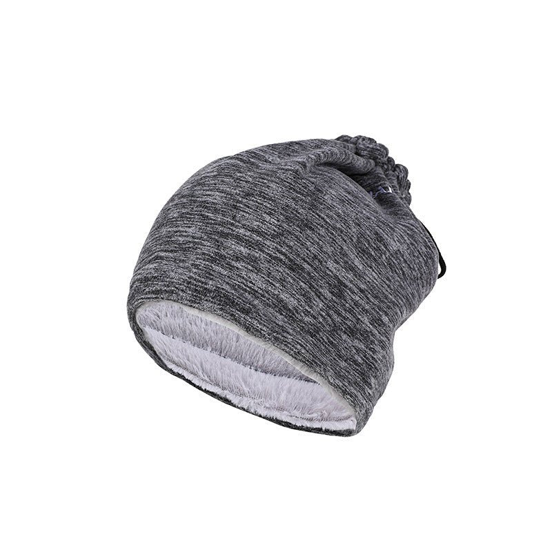 Outdoor Plush Bib Cold Proof And Warm Wool Hat Wind Proof And Fashionable - E. M. E. LLC0