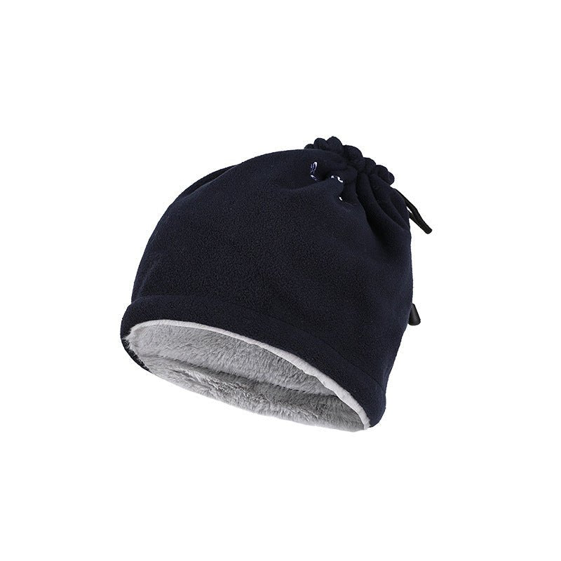 Outdoor Plush Bib Cold Proof And Warm Wool Hat Wind Proof And Fashionable - E. M. E. LLC0