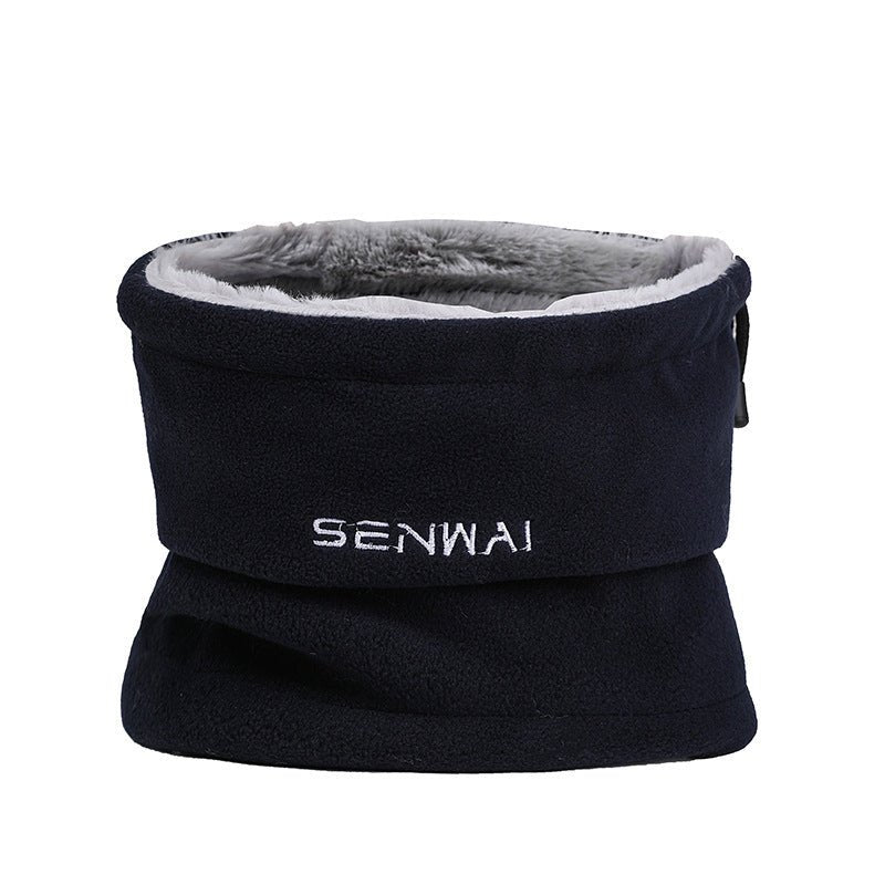 Outdoor Plush Bib Cold Proof And Warm Wool Hat Wind Proof And Fashionable - E. M. E. LLC0