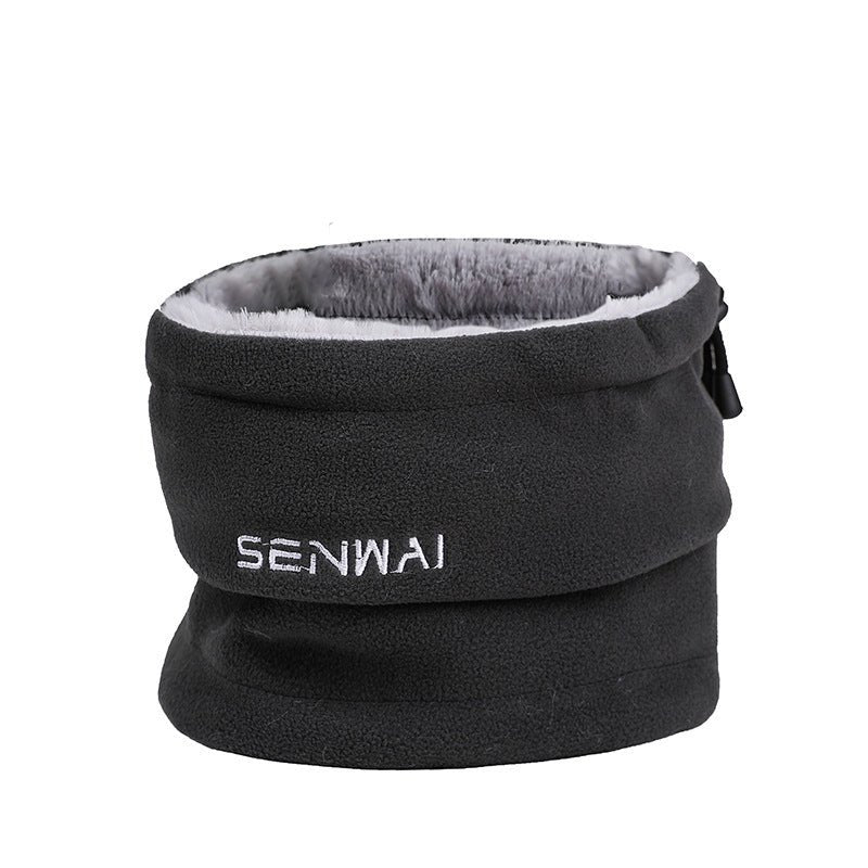 Outdoor Plush Bib Cold Proof And Warm Wool Hat Wind Proof And Fashionable - E. M. E. LLC0