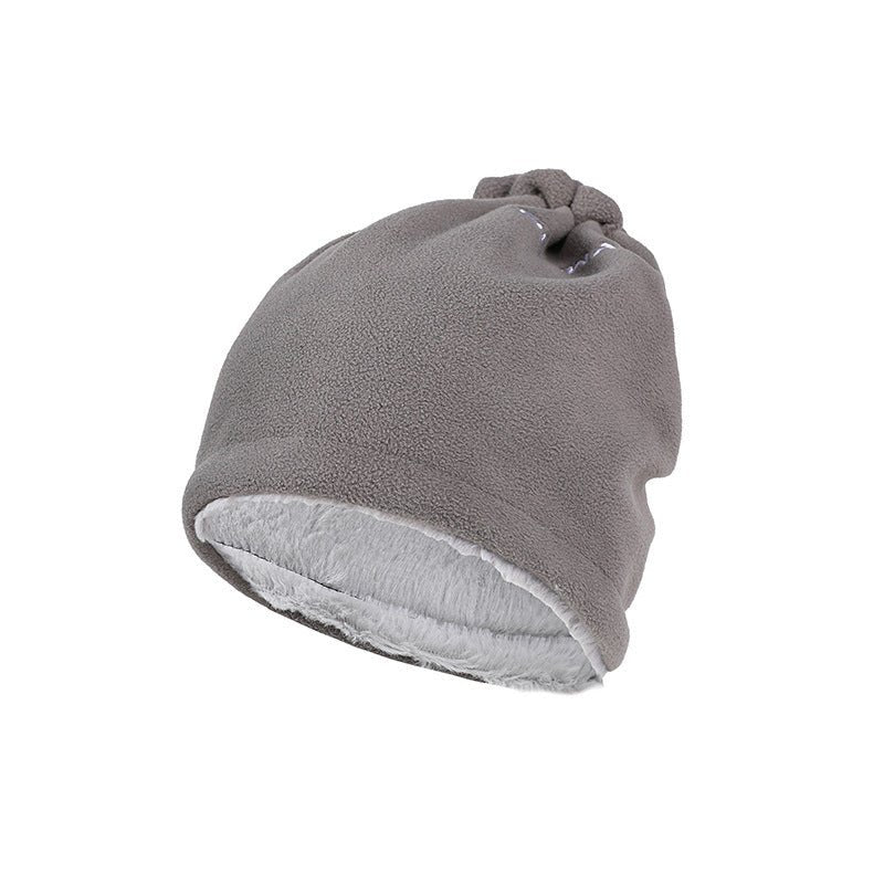 Outdoor Plush Bib Cold Proof And Warm Wool Hat Wind Proof And Fashionable - E. M. E. LLC0