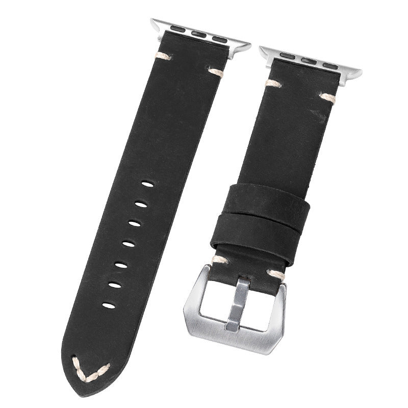 Series Men's Leather Watch Band - E. M. E. LLC0