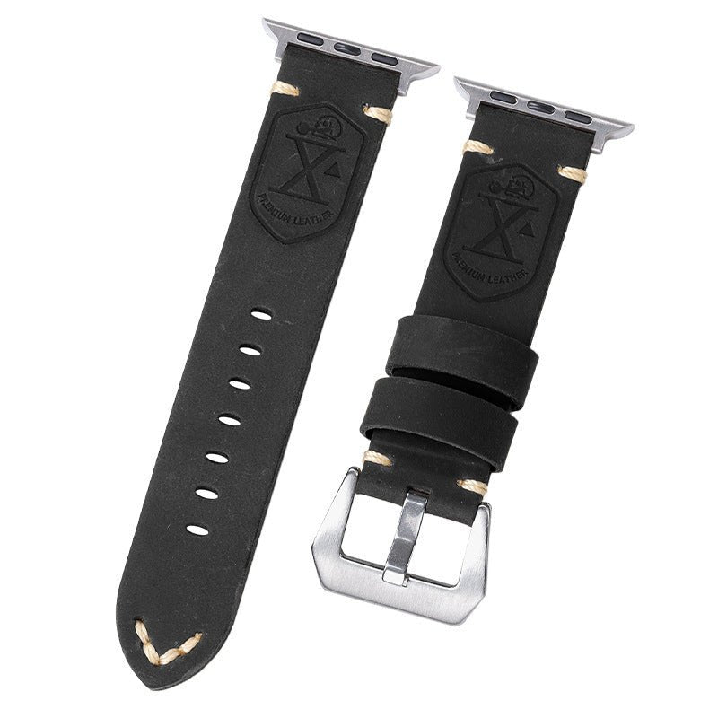 Series Men's Leather Watch Band - E. M. E. LLC0