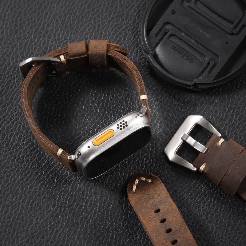 Series Men's Leather Watch Band - E. M. E. LLC0