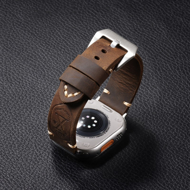 Series Men's Leather Watch Band - E. M. E. LLC0
